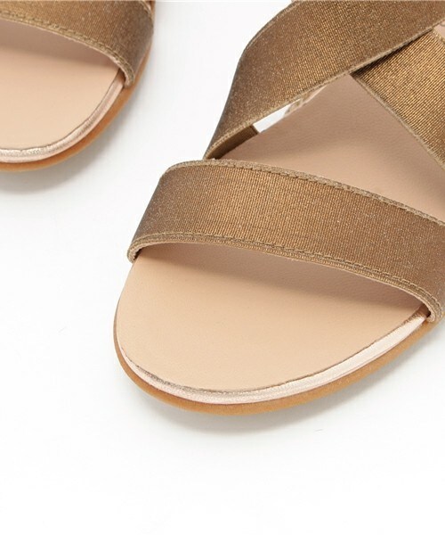 GAIMO（ガイモ）の「【GAIMO】メタリックエラスティックジュートサンダル (G62500)（サンダル・レディース・シルバー/ブロンズ・35/36/37/38/39）」の6枚目の写真