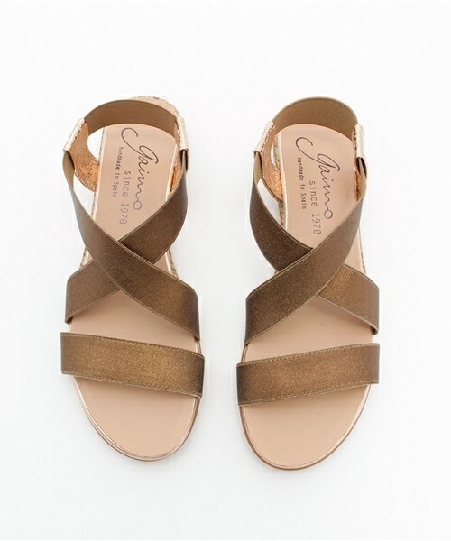 GAIMO（ガイモ）の「【GAIMO】メタリックエラスティックジュートサンダル (G62500)（サンダル・レディース・シルバー/ブロンズ・35/36/37/38/39）」の9枚目の写真