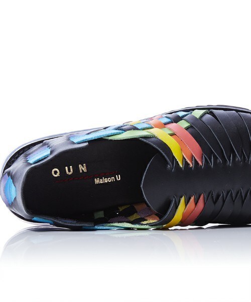 QUN TOKYO（キューユーエヌ トーキョー）の「QUN TOKYO メッシュフラットサンダル（サンダル・メンズ・ホワイト/ブラック/ゴールド・40/41/42/43）」の16枚目の写真