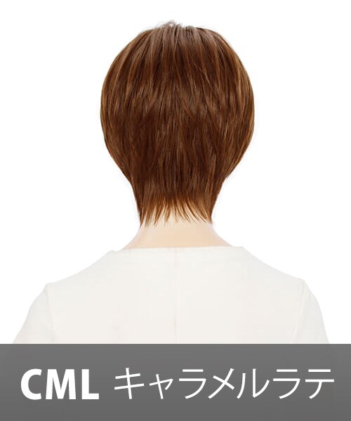 FondMi(フォンドミィ)の「シュガーショート(ウィッグ・レディース・カフェモカ/マロンラテ/レモンティー/カフェオレ/キャラメルラテ/ハニーミルク・前髪:21cm 横髪:24cm 後髪:31cm:重量 約80g)」の5枚目の写真