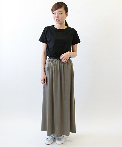 ORCIVAL(オーシバル)の「ORCIVAL Tシャツ(Tシャツ/カットソー・レディース・ホワイト/ブラック/杢グレー/ライトカーキ・38)」の19枚目の写真