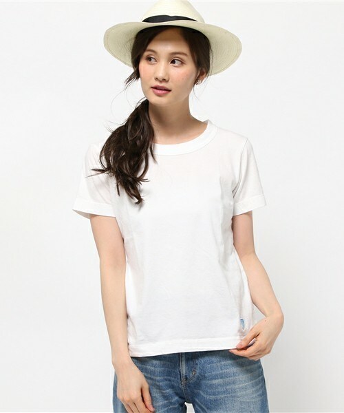 ORCIVAL(オーシバル)の「ORCIVAL Tシャツ(Tシャツ/カットソー・レディース・ホワイト/ブラック/杢グレー/ライトカーキ・38)」の12枚目の写真