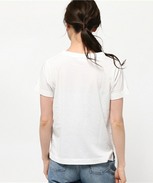 ORCIVAL(オーシバル)の「ORCIVAL Tシャツ(Tシャツ/カットソー・レディース・ホワイト/ブラック/杢グレー/ライトカーキ・38)」の7枚目の写真