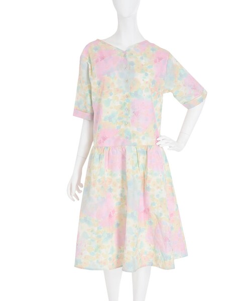 merry jenny（メリージェニー）の「ゆらゆらフラワーワンピース（ワンピース/ドレス・レディース・イエロー/ブルー・F）」の6枚目の写真