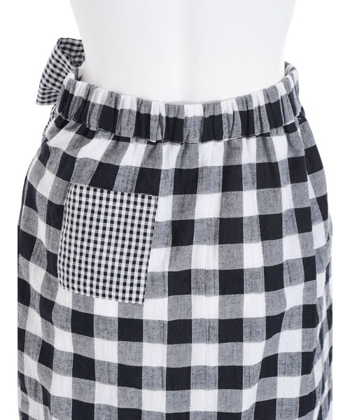 merry jenny（メリージェニー）の「ギンガムいっぱいスカート（スカート・レディース・ブラック/レッド/ネイビー・F）」の11枚目の写真