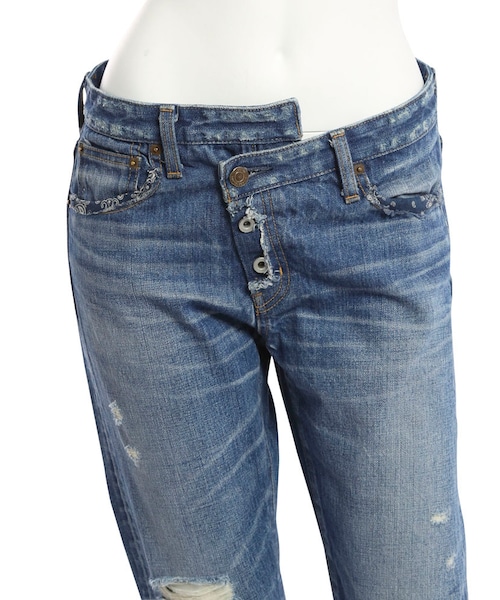 Ungrid（アングリッド）の「ウエストリメイクストレートデニム  