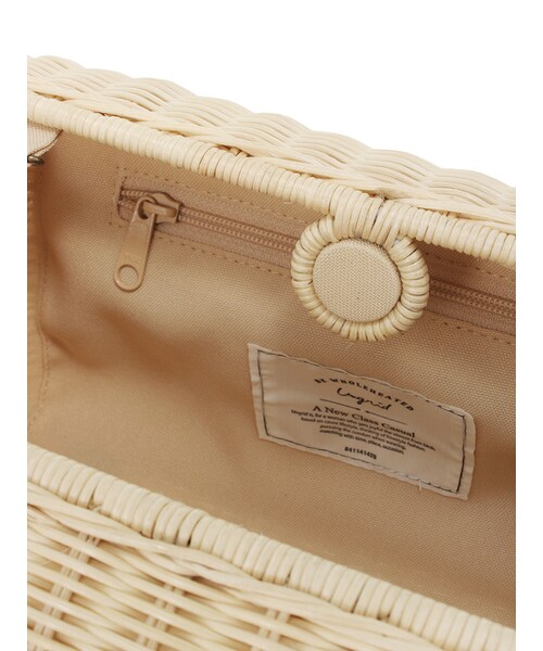 Ungrid（アングリッド）の「カゴクラッチBAG（バッグ・レディース・ブラウン/ベージュ・F）」の9枚目の写真