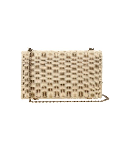 Ungrid（アングリッド）の「カゴクラッチBAG（バッグ・レディース・ブラウン/ベージュ・F）」の2枚目の写真