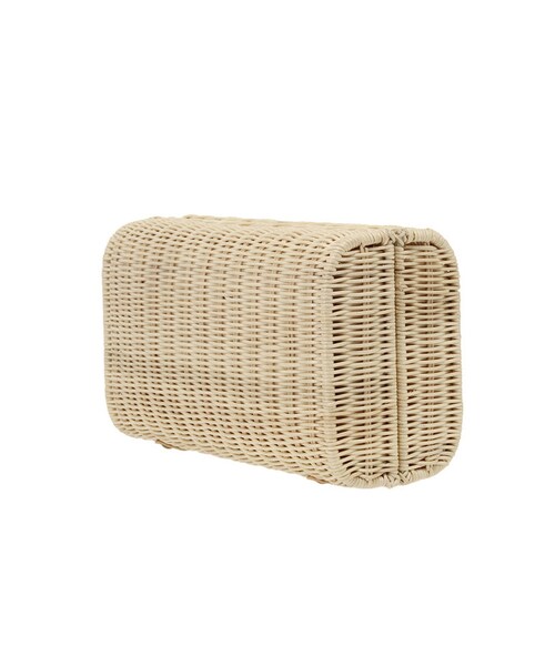 Ungrid（アングリッド）の「カゴクラッチBAG（バッグ・レディース・ブラウン/ベージュ・F）」の5枚目の写真