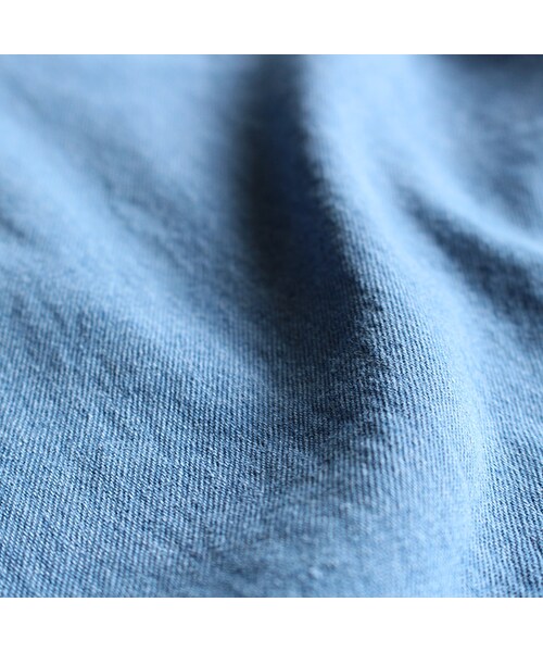 69(シックスティーナイン)の「Slit Pocket Tee(トップス・Light Indigo Blue・XS/S/M/L)」の8枚目の写真