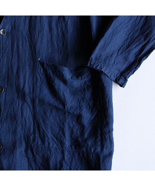 WhoWhat（フーワット）の「Shirt Coat（ジャケット/アウター・Indigo・S/M）」の4枚目の写真