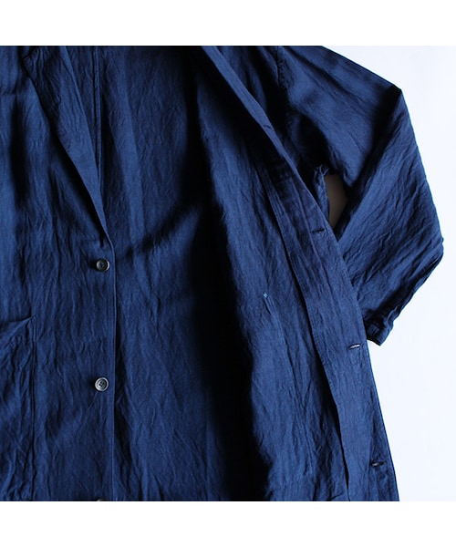 WhoWhat（フーワット）の「Shirt Coat（ジャケット/アウター・Indigo・S/M）」の5枚目の写真