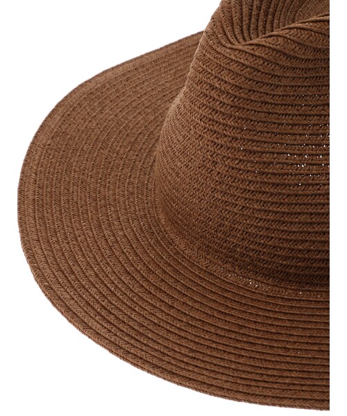 earth music&ecology（アースミュージックアンドエコロジー）の「【Special Price】ペーパーブレード広つばハット（帽子・オフホワイト/ベージュ/キャメル・F）」の7枚目の写真