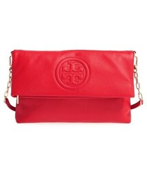 TORY BURCH | Tory Burch 'Bombé' Leather Foldover Clutch(クラッチバッグ)