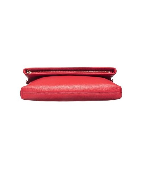TORY BURCH(トリーバーチ)の「Tory Burch 'Bombé' Leather Foldover Clutch(クラッチバッグ・レディース・Red・Regular)」の4枚目の写真