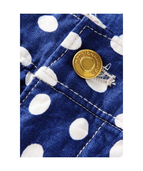 mercibeaucoup,（メルシーボークー）の「メルシーボークー、 / メンズ Ｂ：ポワポワ / ハーフパンツ（パンツ・メンズ・beige/blue/gray・03）」の4枚目の写真