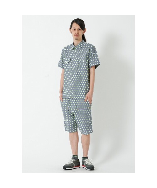 mercibeaucoup,（メルシーボークー）の「メルシーボークー、 / メンズ Ｂ：ポワポワ / ハーフパンツ（パンツ・メンズ・beige/blue/gray・03）」の12枚目の写真