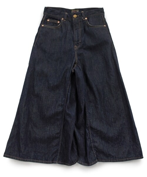 RNA-N(アールエヌエーエヌ)の「<予約>デニムベーシックスカパン(パンツ・レディース・ONE WASH・S/M)」の4枚目の写真