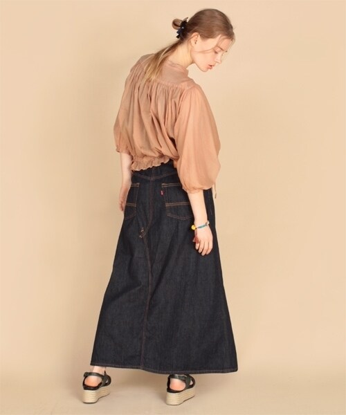 RNA-N(アールエヌエーエヌ)の「<予約>デニムベーシックスカパン(パンツ・レディース・ONE WASH・S/M)」の3枚目の写真