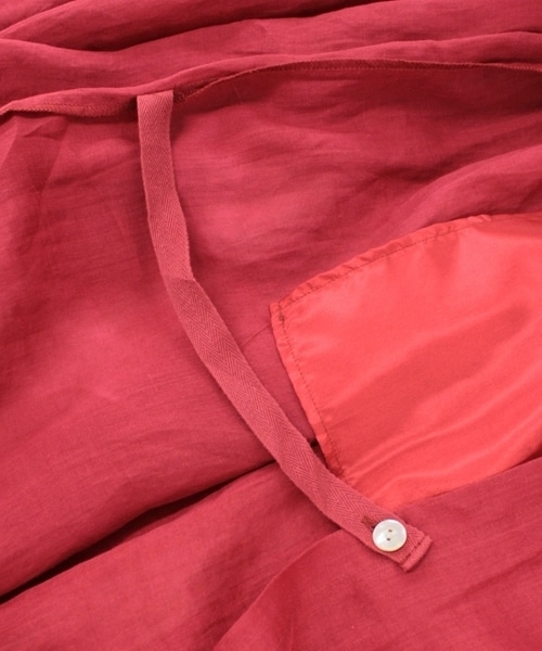 RNA-N（アールエヌエーエヌ）の「＜予約＞リネンギャザーラップスカート（スカート・レディース・ブラック/レッド・M）」の13枚目の写真