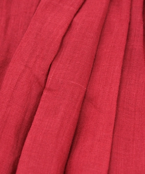 RNA-N（アールエヌエーエヌ）の「＜予約＞リネンギャザーラップスカート（スカート・レディース・ブラック/レッド・M）」の14枚目の写真