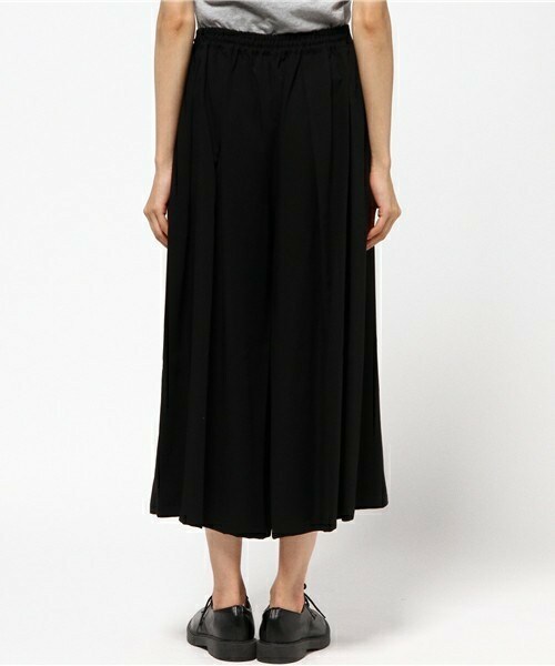 gomme（ゴム）の「ワイドタックＰＴ（その他パンツ・レディース・ブラック/チャコールグレー/ネイビー・MEDIUM）」の6枚目の写真