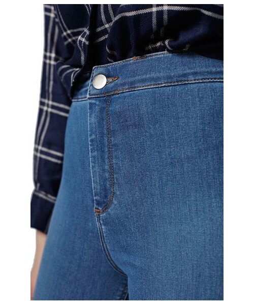 TOPSHOP(トップショップ)の「Topshop Moto 'Joni' High Rise Crop Skinny Jeans (Petite)(デニムパンツ・レディース・Blue・Regular 24 x 28/Regular 25 x 28/Regular 26 x 28)」の2枚目の写真
