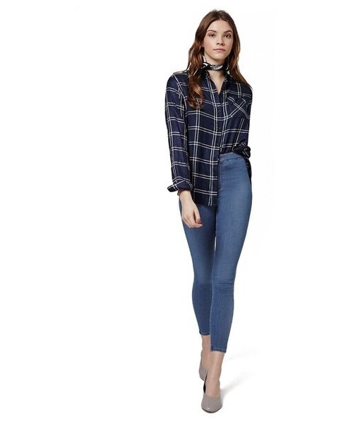 TOPSHOP(トップショップ)の「Topshop Moto 'Joni' High Rise Crop Skinny Jeans (Petite)(デニムパンツ・レディース・Blue・Regular 24 x 28/Regular 25 x 28/Regular 26 x 28)」の5枚目の写真
