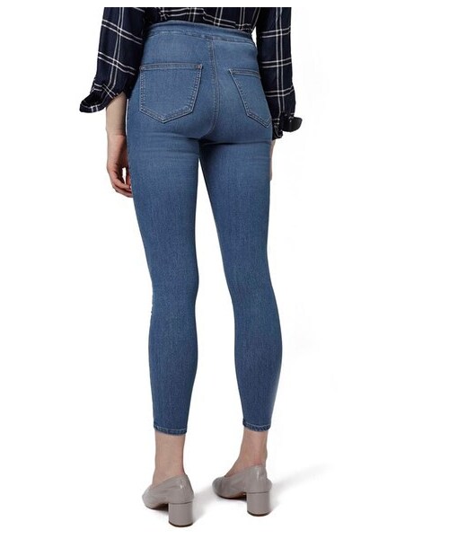 TOPSHOP(トップショップ)の「Topshop Moto 'Joni' High Rise Crop Skinny Jeans (Petite)(デニムパンツ・レディース・Blue・Regular 24 x 28/Regular 25 x 28/Regular 26 x 28)」の4枚目の写真