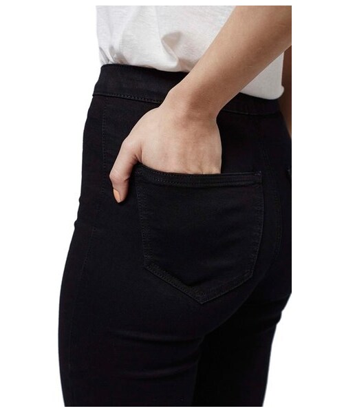 TOPSHOP（トップショップ）の「Topshop 'Joni' High Rise Skinny Jeans (Petite)（デニムパンツ・レディース・Black・Petite 25 x 28/Petite 26 x 28）」の3枚目の写真