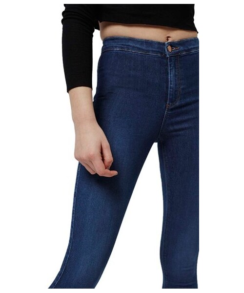 TOPSHOP（トップショップ）の「Topshop 'Joni' High Rise Ankle Skinny Jeans (Petite)（デニムパンツ・レディース・Blue・Petite 24 x 28/Petite 25 x 28/Petite 26 x 28/Petite 28 x 28）」の4枚目の写真