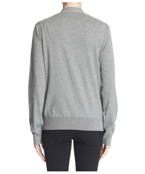 COMME des GARCONS（コムデギャルソン）の「Comme des Garçons 'Play' Cotton Cardigan（カーディガン/ボレロ・レディース・Gray・Regular Large/Regular Medium/Regular Small）」の5枚目の写真