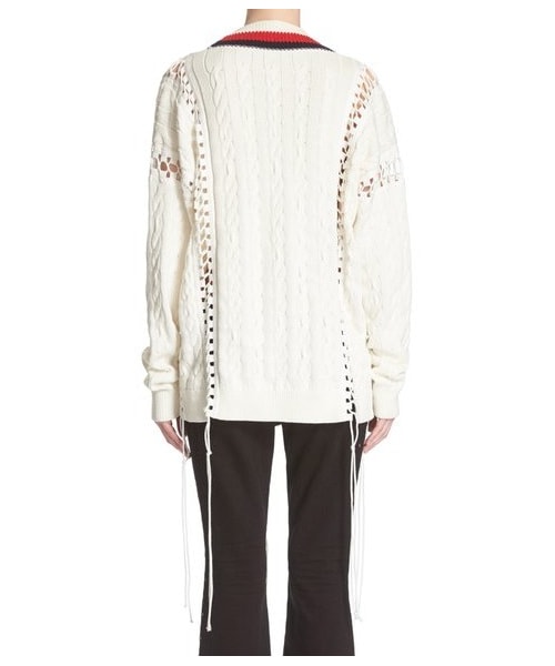 alenanderwang XS 2022AWニット alexander wang - 【ラスト1点】DEBOSSED STACKED LOGO UNISEX