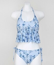 DHOLIC | フリルヘムフローラルブラトップビキニ(水着)