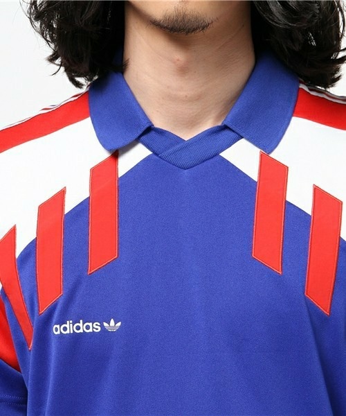 人気配色 トリコロール ロングスリーブ adidas ／サッカーシャツ 楽天市場】＊ADIDAS Originals｜Adicolor Pique LS Soccer Shirt