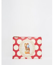Vivienne Westwood | Vivienne Westwood Clutch Bag with Bunny Rabbit in Red(クラッチバッグ)