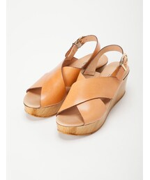 Rinajour | FORME DI CUOIO(フォルメ・ディ・クオイオ) ウェッジソール クロスサンダル(シューズ)