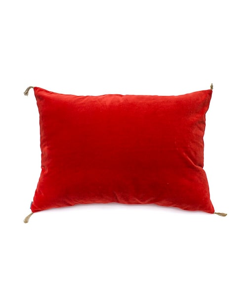 H.P.DECO(エイチ・ピー・デコ)の「CARAVANE クッションカバー 50×70 100%コットン(トップス・004 fushia・Free)」の1枚目の写真