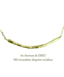 les desseins de DIEU | レ デッサン ドゥ デュー 906 ストリームライン ダイヤポイント ネックレス(ネックレス)