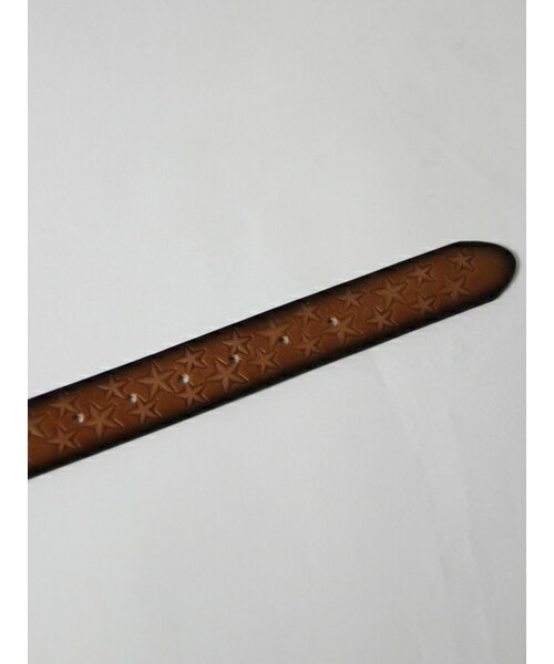 0000Lady'sの「Diavlo 星型押しベルト（ファッション雑貨・メンズ・ブラック/キャメル・F）」の9枚目の写真