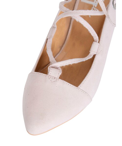 dazzlin（ダズリン）の「【goods】レースアップローヒールシューズ（シューズ・レディース・ブラック/ピンク/ブルー・S/M/L）」の7枚目の写真