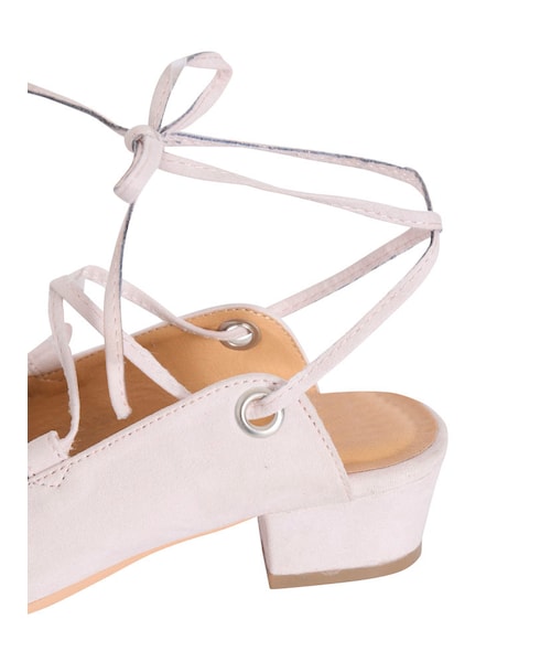 dazzlin（ダズリン）の「【goods】レースアップローヒールシューズ（シューズ・レディース・ブラック/ピンク/ブルー・S/M/L）」の8枚目の写真