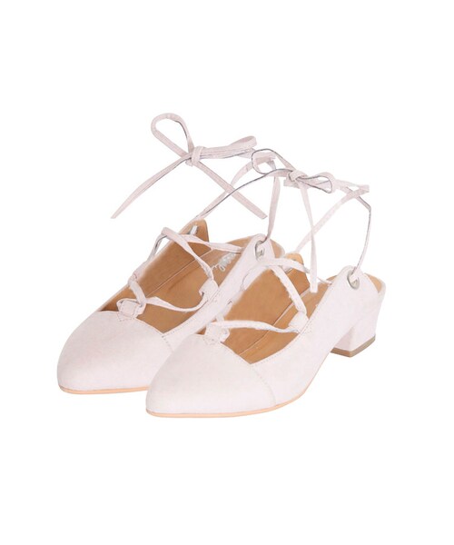 dazzlin（ダズリン）の「【goods】レースアップローヒールシューズ（シューズ・レディース・ブラック/ピンク/ブルー・S/M/L）」の10枚目の写真