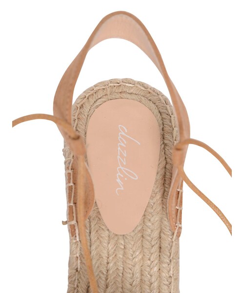 dazzlin（ダズリン）の「【goods】ジュート編み上げシューズ（シューズ・レディース・ブラック/キャメル）」の10枚目の写真