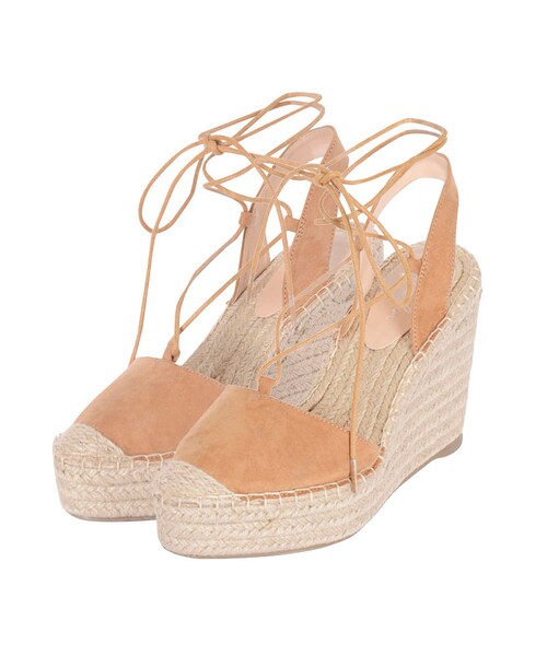 dazzlin（ダズリン）の「【goods】ジュート編み上げシューズ（シューズ・レディース・ブラック/キャメル）」の3枚目の写真