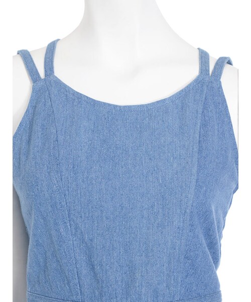 dazzlin（ダズリン）の「【sc】バックレースアップデニムトップス（トップス・レディース・ブルー/インディゴ・S/M）」の8枚目の写真