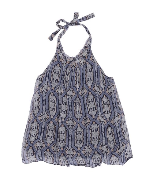 Ungrid（アングリッド）の「プリントホルターキャミ（トップス・レディース・レッド/ネイビー・F）」の2枚目の写真