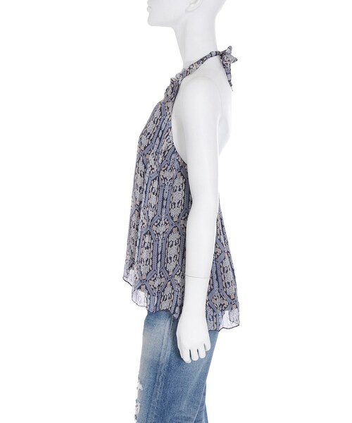 Ungrid（アングリッド）の「プリントホルターキャミ（トップス・レディース・レッド/ネイビー・F）」の6枚目の写真