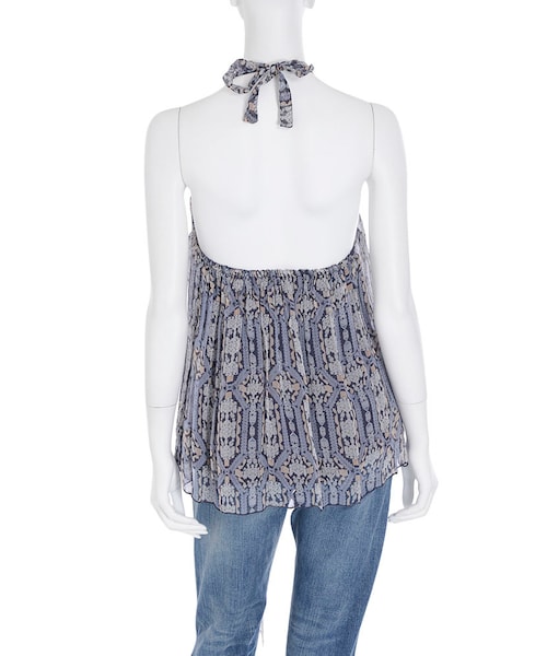 Ungrid（アングリッド）の「プリントホルターキャミ（トップス・レディース・レッド/ネイビー・F）」の7枚目の写真