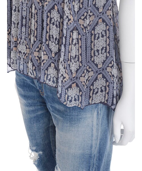 Ungrid（アングリッド）の「プリントホルターキャミ（トップス・レディース・レッド/ネイビー・F）」の13枚目の写真